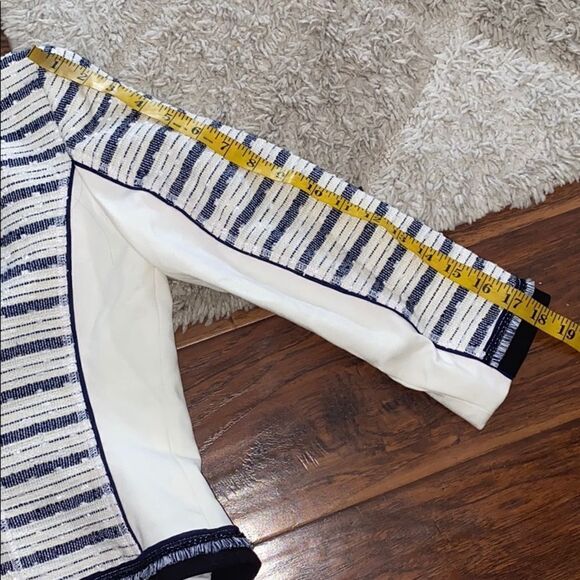 White House Black Market Multi Colored Blazer Jacket Feminine Casual Work Wear - Picture 12 of 13